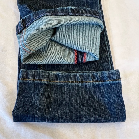 Silence + Noise Straight Leg Lightly Distressed Denim Jeans Size 28 - Picture 11 of 13